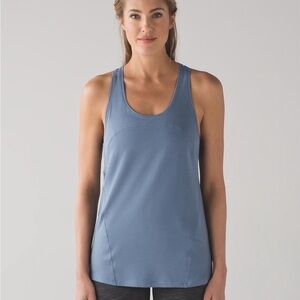 lululemon athletica Slate Blue Tank Top